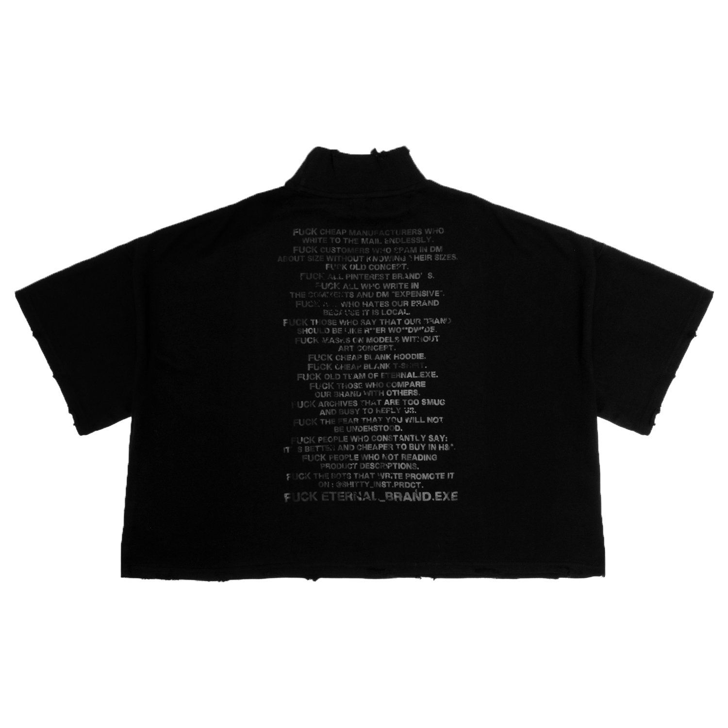 BLACK “**** ETERNAL” T-SHIRT | ETERNAL PLUSS®